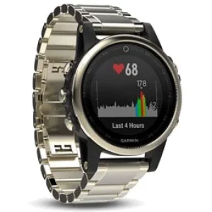Garmin Fenix 5S Sapphire Champagne с металлическим браслетом (010-01685-15) - фото 2