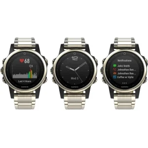 Garmin Fenix 5S Sapphire Champagne с металлическим браслетом (010-01685-15) - фото 7