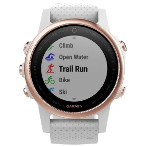 Garmin Fenix 5S Sapphire Gold White (010-01685-17) - фото 1