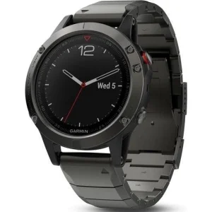 Garmin Fenix 5 Sapphire Slate Gray с металлическим браслетом (010-01688-21) - фото 4