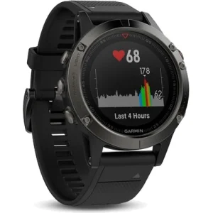 Garmin Fenix 5 Slate Gray с черным ремешком и HRM-tri (010-01688-30) - фото 7