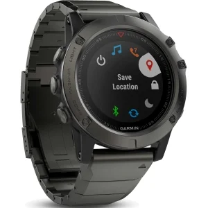 Garmin Fenix 5x Sapphire Slate Gray с металлическим браслетом (010-01733-03) - фото 2