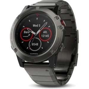 Garmin Fenix 5x Sapphire Slate Gray с металлическим браслетом (010-01733-03) - фото 4