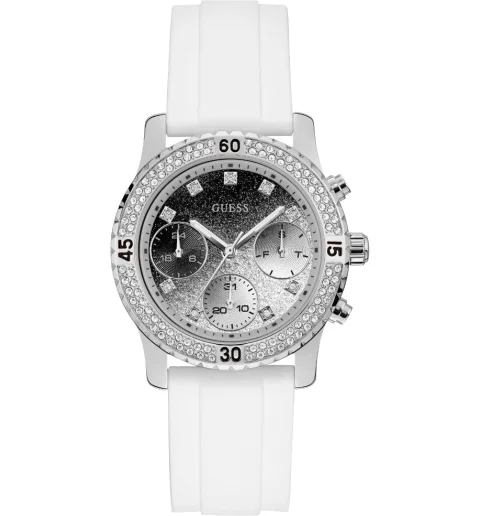Женские Guess W1098L1 с каучуковым ремешком