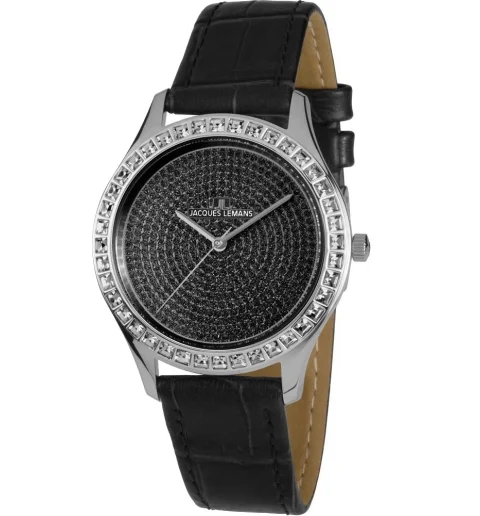 Jacques Lemans 1-1841ZD с кожаным браслетом