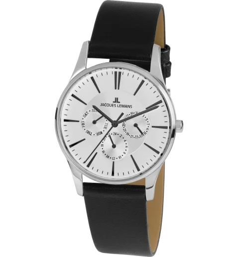 Jacques Lemans 1-1929H с кожаным браслетом