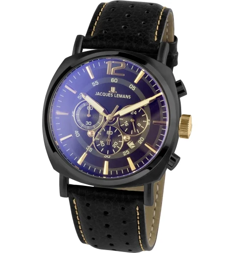 Jacques Lemans 1-1645O с кожаным браслетом