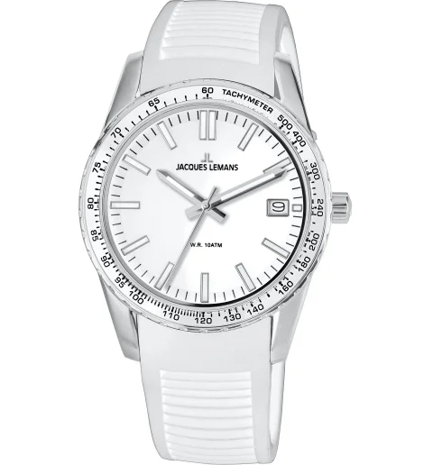 Часы Jacques Lemans 1-2060B с каучуковым браслетом