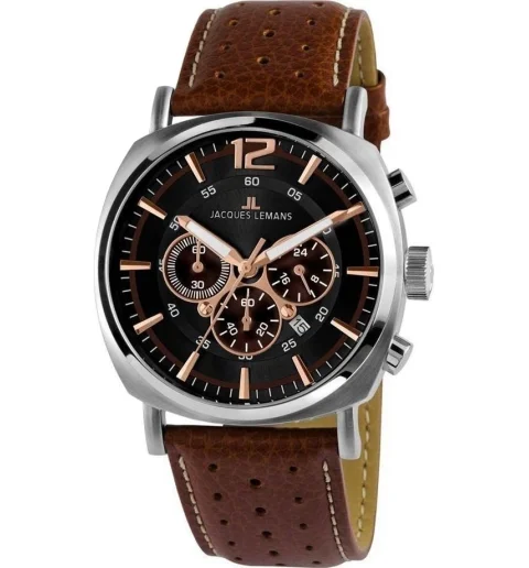 Мужские Jacques Lemans 1-1645K с арабскими цифрами