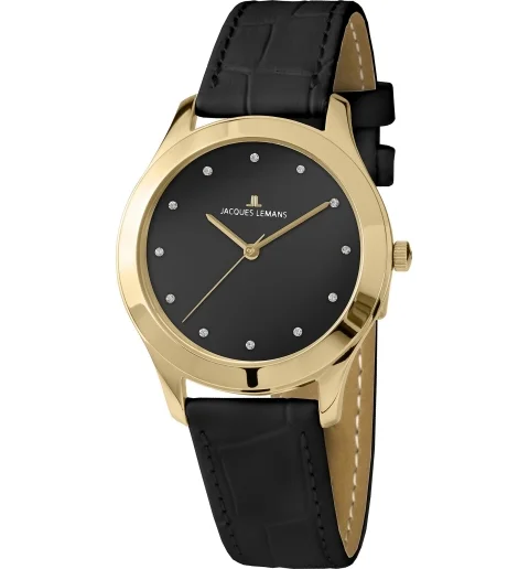 Jacques Lemans 1-1840ZH с кожаным браслетом