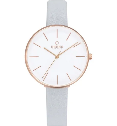 Женские Obaku V211LXVIRX с кожанным браслетом