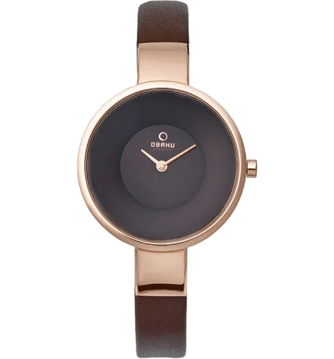 Женские Obaku V149LXVNRN с кожанным браслетом