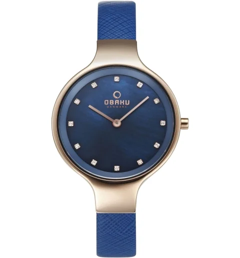 Женские Obaku V173LXVLRA с кожанным браслетом