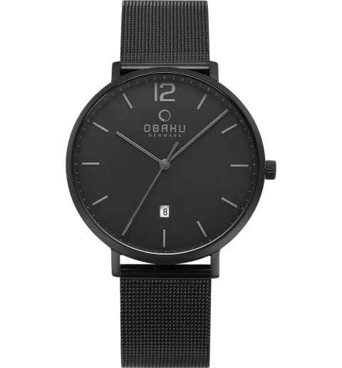Мужские Obaku V181GDBBMB со стальным браслетом