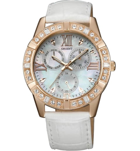 Женские часы ORIENT SX07006W (FSX07006W0) с камнями