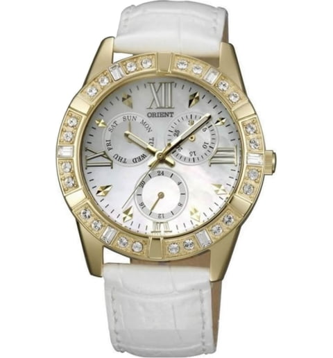 Женские часы ORIENT SX07007W (FSX07007W0) с камнями