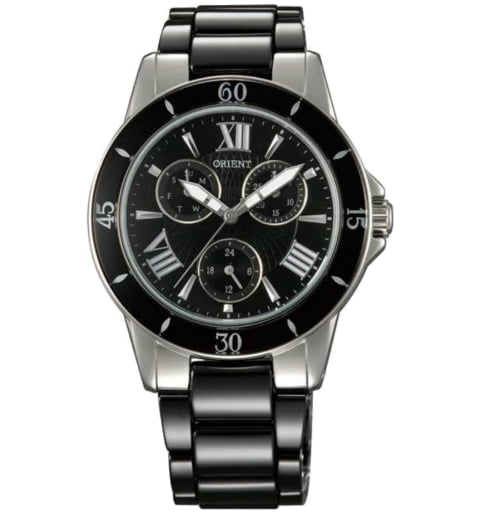 Часы ORIENT UT0F004B (FUT0F004B0) с керамическим браслетом