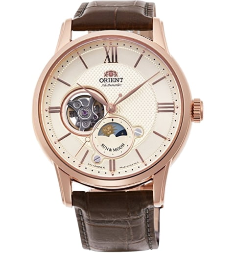 Часы Orient RA-AS0003S на кожаном ремешке