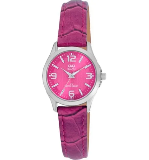 Женские Q&Q C193-325 с кожанным браслетом