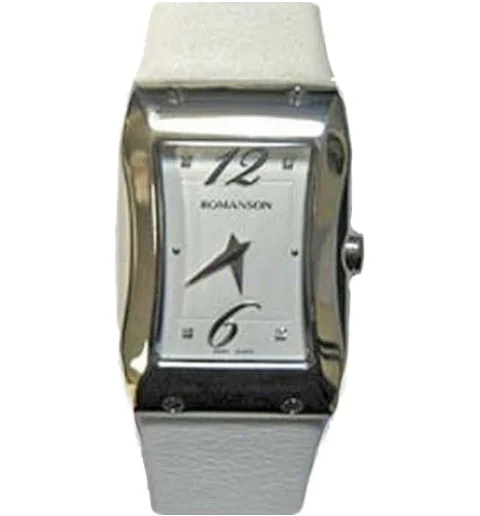 Женские прямоугольные Romanson RL0359LW(WH)