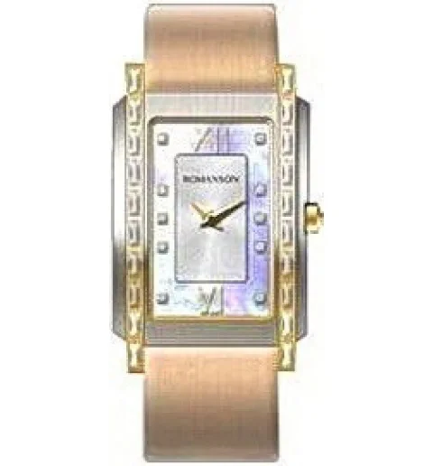 Женские прямоугольные Romanson RL1252TLC(WH)BN