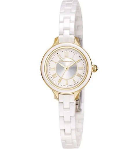Часы Romanson RM6A31CLG(WH) с керамическим браслетом