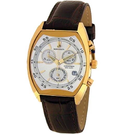 Мужские Romanson DL4141HMG(WH) с арабскими цифрами