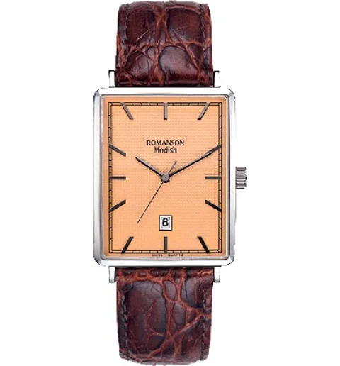Женские прямоугольные Romanson DL5163SLW(RG)