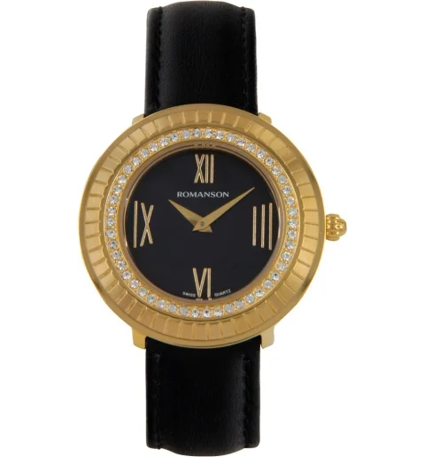 Классические женские Romanson RL0385TLG(BK)