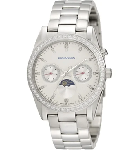 Женские Romanson RM4210QLW(WH) с римскими цифрами