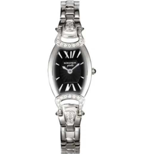 Женские Romanson RM7209QLW(BK) с римскими цифрами