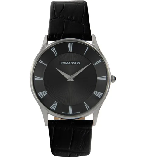 Мужские Romanson TL0389MW(BK) с римскими цифрами