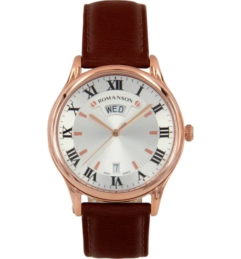 Мужские Romanson TL0393MR(WH) с римскими цифрами