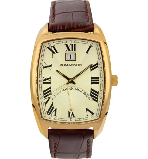 Мужские Romanson TL0394MG(GD) с римскими цифрами