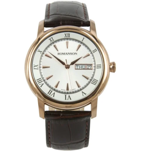 Мужские Romanson TL2616MR(WH) с римскими цифрами