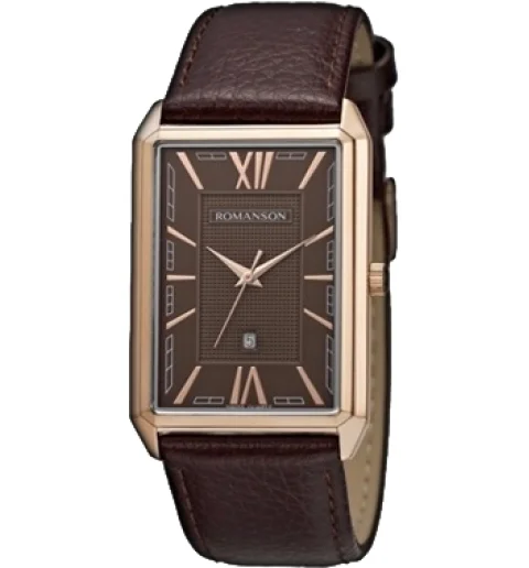 Мужские Romanson TL4206MR(BROWN) с римскими цифрами