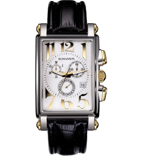 Мужские Romanson TL6599HMC(WH) с арабскими цифрами