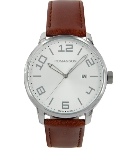 Мужские Romanson TL8250BMW(WH) с арабскими цифрами