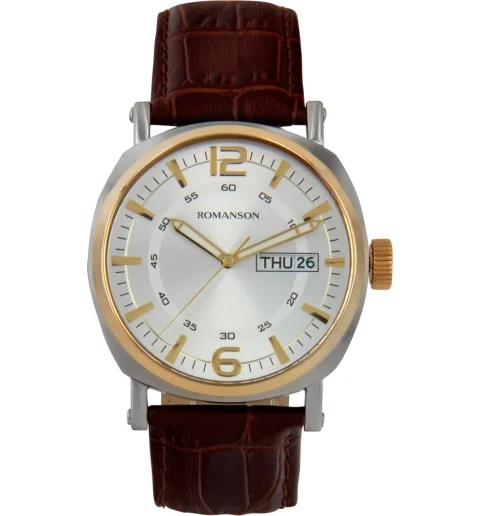 Мужские Romanson TL9214MC(WH) с арабскими цифрами