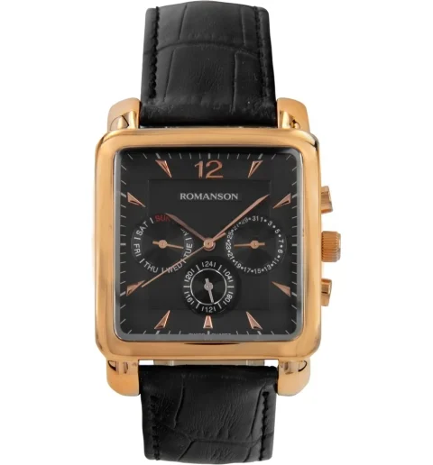 Мужские Romanson TL9244MR(BK) с арабскими цифрами