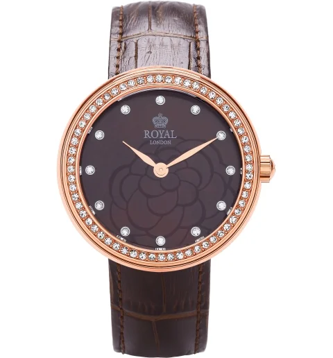 Классические женские Royal London 21215-05 с кожаным браслетом