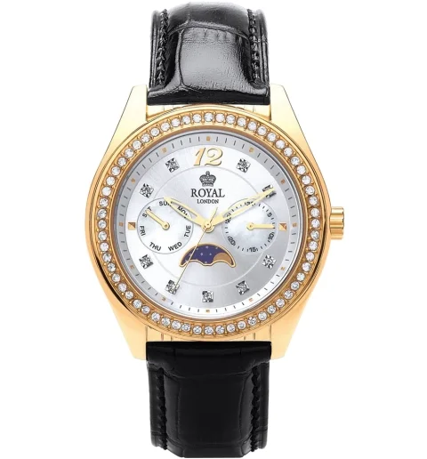 Классические женские Royal London 21229-04 с кожаным браслетом