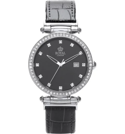 Классические женские Royal London 21255-01 с кожаным браслетом