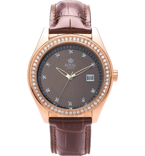 Классические женские Royal London 21276-05 с кожаным браслетом