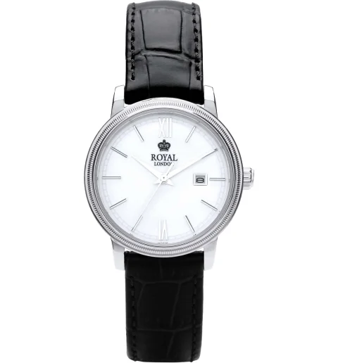 Классические женские Royal London 21299-01 с кожаным браслетом