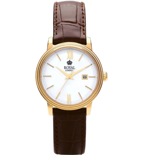 Классические женские Royal London 21299-03 с кожаным браслетом
