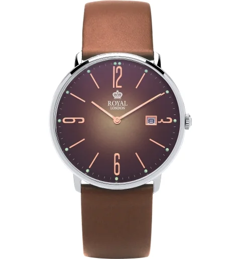Мужские Royal London 41369-03 с арабскими цифрами