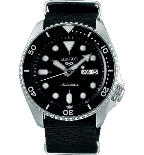 Часы Seiko SRPD55K3 с текстильным браслетом