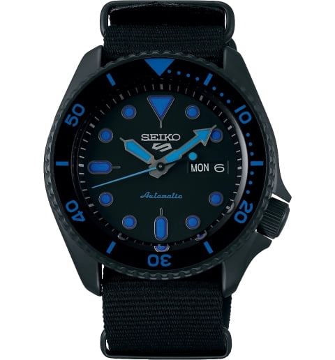 Часы Seiko SRPD81K1 с текстильным браслетом