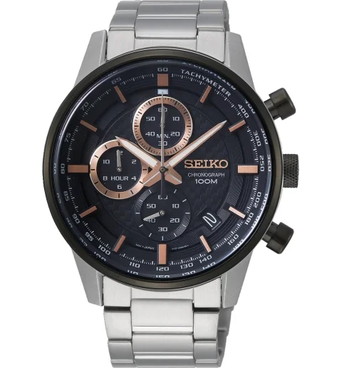 Мужские Seiko SSB331P1 со стальным браслетом